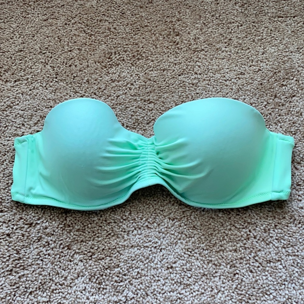 Victoria’s Secret Lime Green Bandeau Swim Top 36C